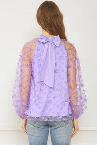 Spring To Me Lavender Top